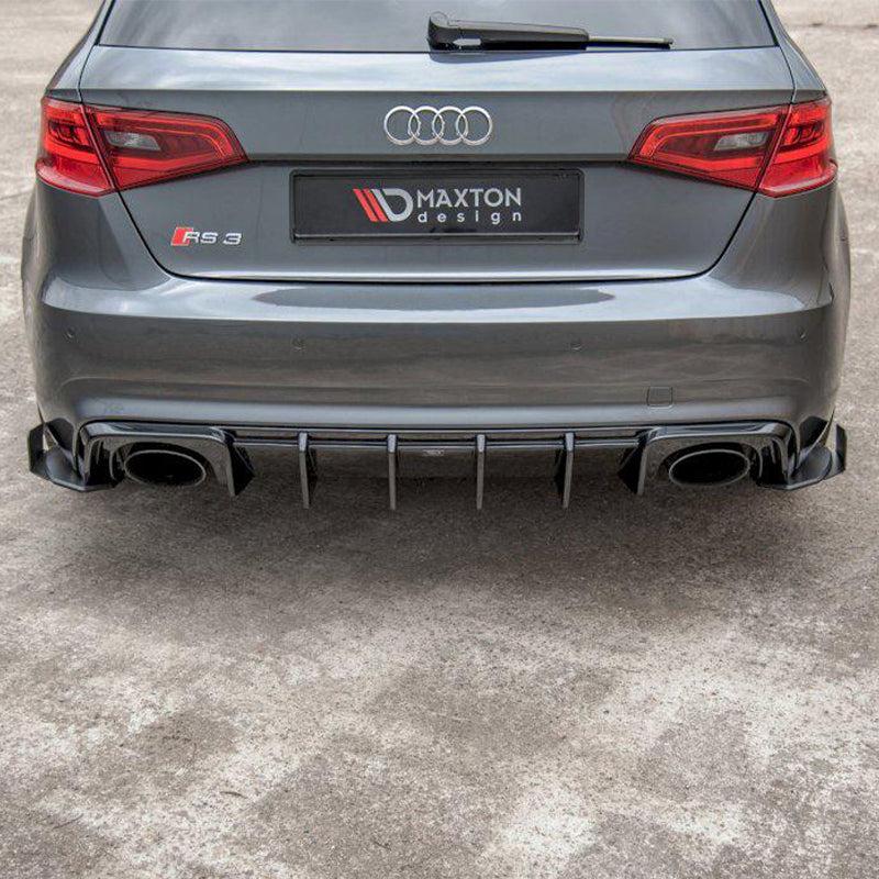 Maxton Racing Rear Side Splitters (+Flaps) Audi RS3 8V Sportback (2015-2016)-R44 Performance