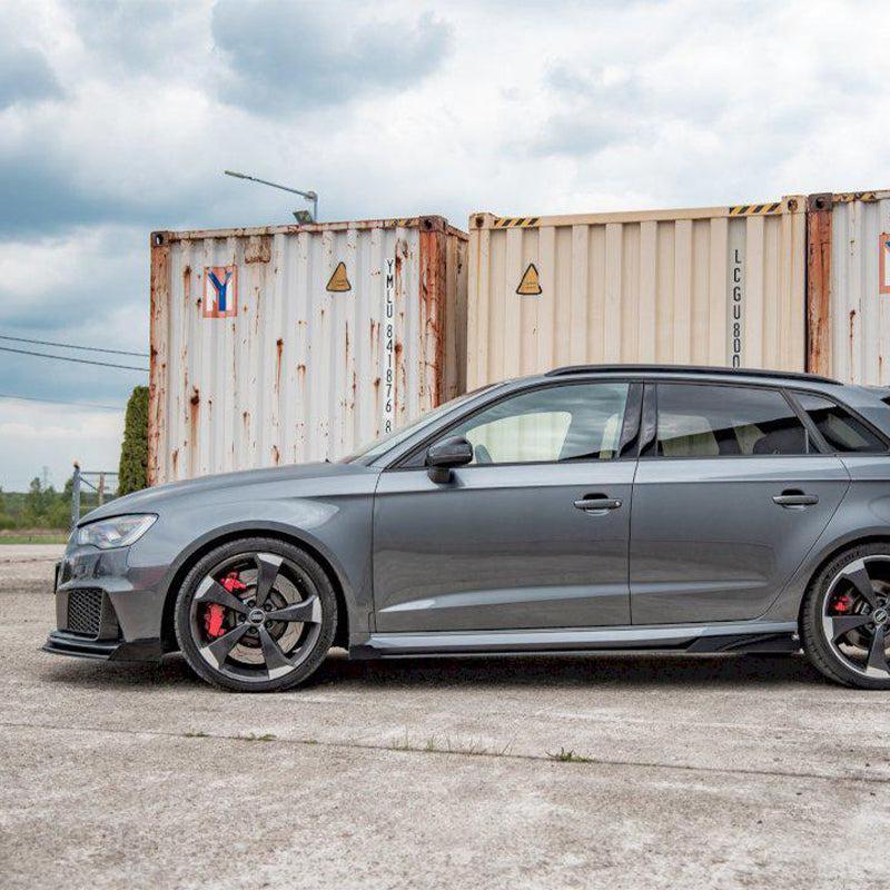 Maxton Racing Side Skirt Splitters (+Flaps) Audi RS3 8V Sportback (2015-2016)-R44 Performance