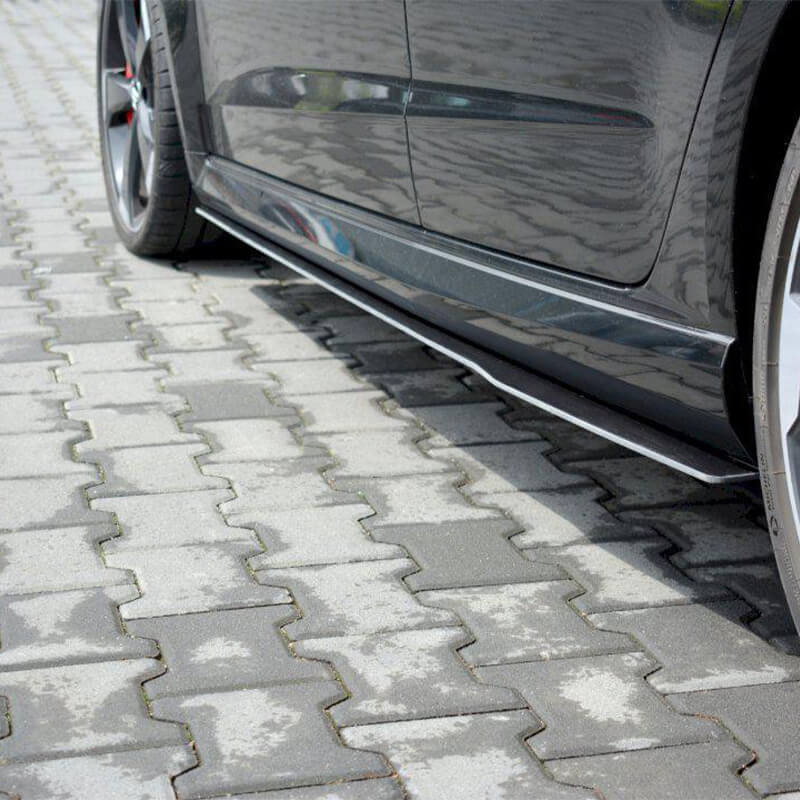 Maxton Racing Side Skirts Diffusers V.1 Audi RS3 8V Facelift Sportback (2017-20)-R44 Performance