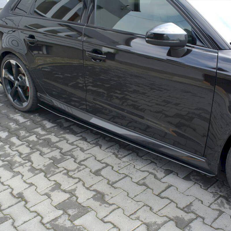 Maxton Racing Side Skirts Diffusers V.1 Audi RS3 8V Facelift Sportback (2017-20)-R44 Performance