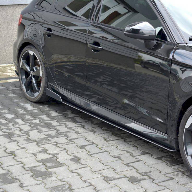 Maxton Racing Side Skirts Diffusers V.2 Audi RS3 8V Facelift Sportback (2017-20)-R44 Performance