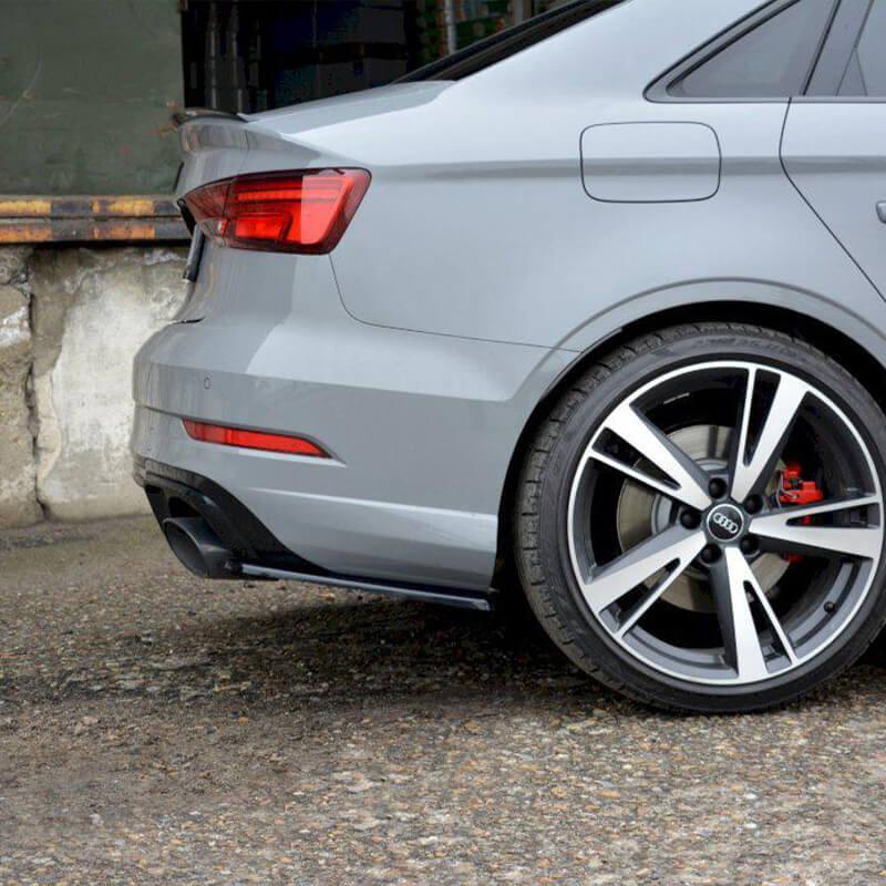 Maxton Rear Side Splitters Audi RS3 8V Facelift Sedan (2017-20)-R44 Performance