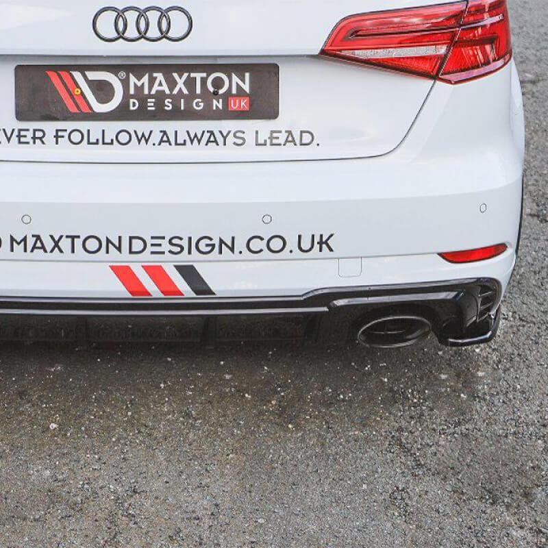 Maxton Rear Side Splitters Audi RS3 8V Facelift Sportback (2017-2020)-R44 Performance