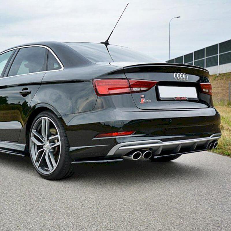 Maxton Rear Side Splitters Audi S3 / A3 S-Line 8V Fl Sedan-R44 Performance