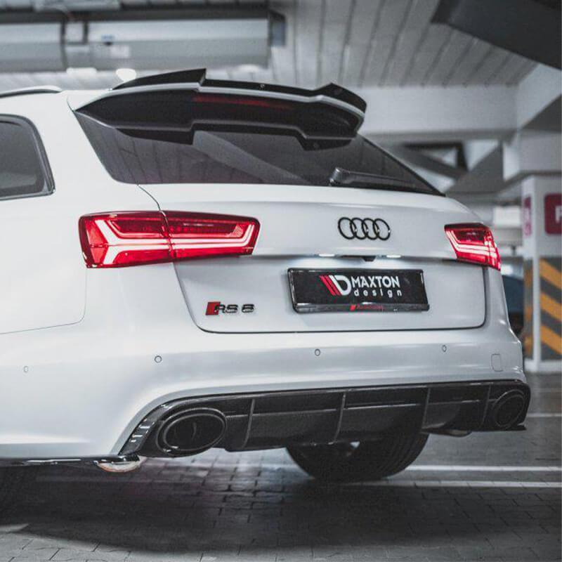 Maxton Rear Side Splitters V2 Audi Rs6 C7 (2013-2017)-R44 Performance