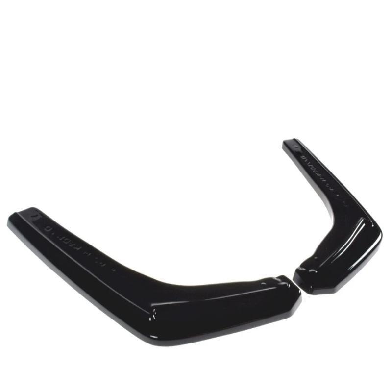 Maxton Rear Side Splitters V.1 BMW M3 F80 (2014-18) Gloss Black-R44 Performance