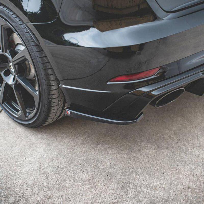 Maxton Rear Side Splitters V.2 Audi RS3 8V Sportback Facelift (2019-Up)-R44 Performance