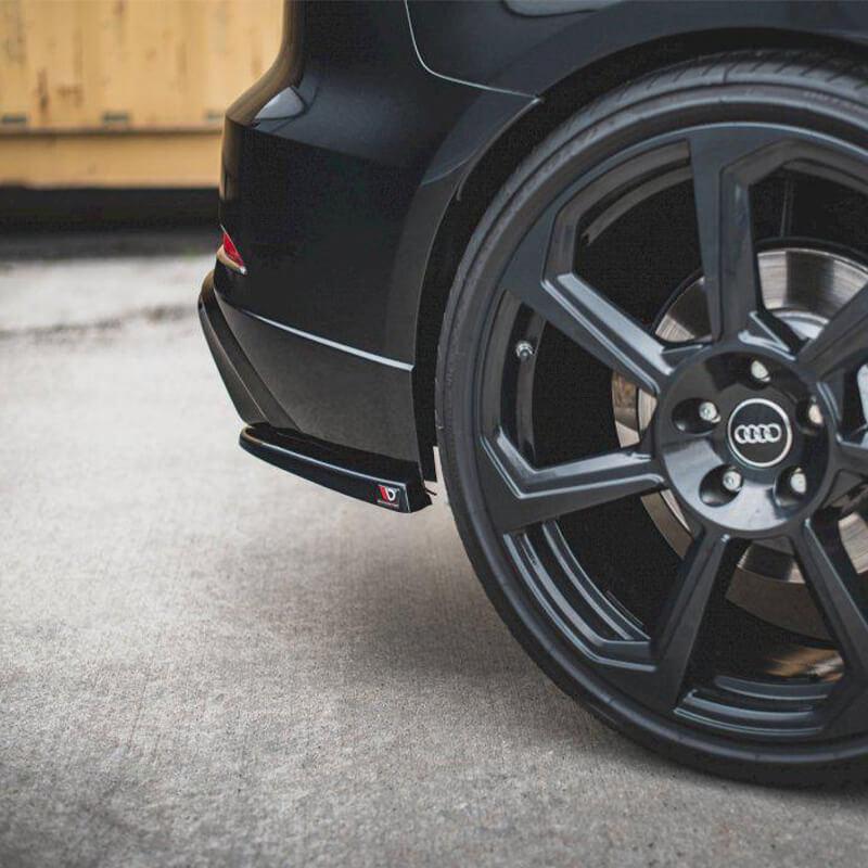 Maxton Rear Side Splitters V.2 Audi RS3 8V Sportback Facelift (2019-Up)-R44 Performance