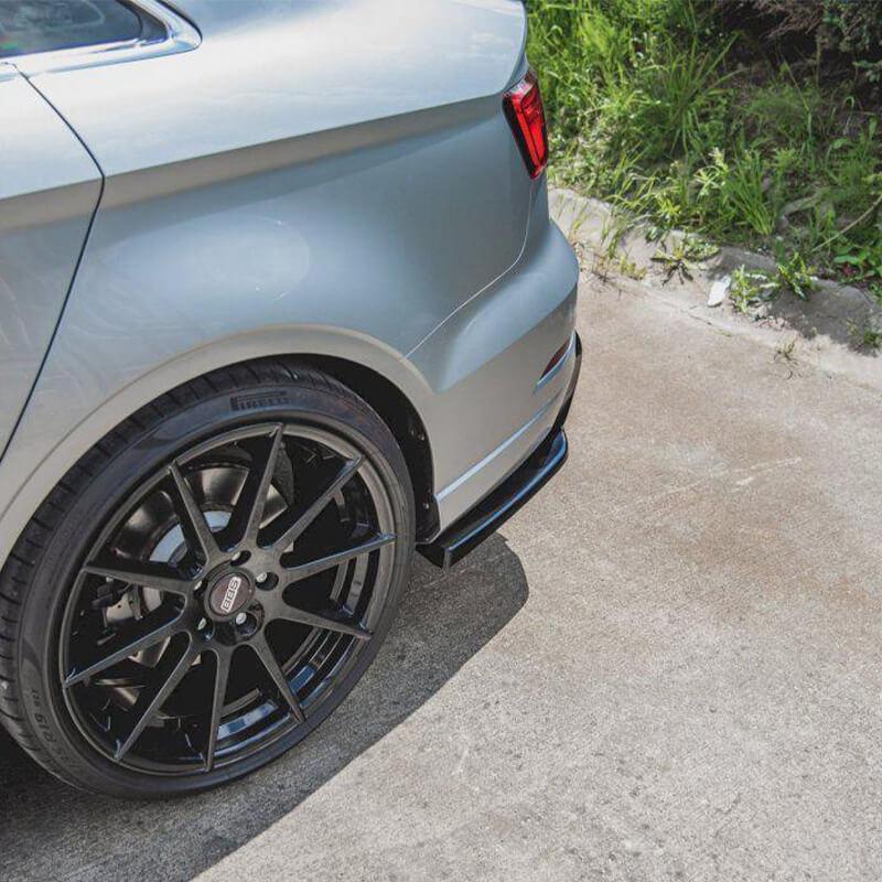 Maxton Rear Side Splitters V.2 Audi S3 Sedan 8V Facelift (2016-2020)-R44 Performance