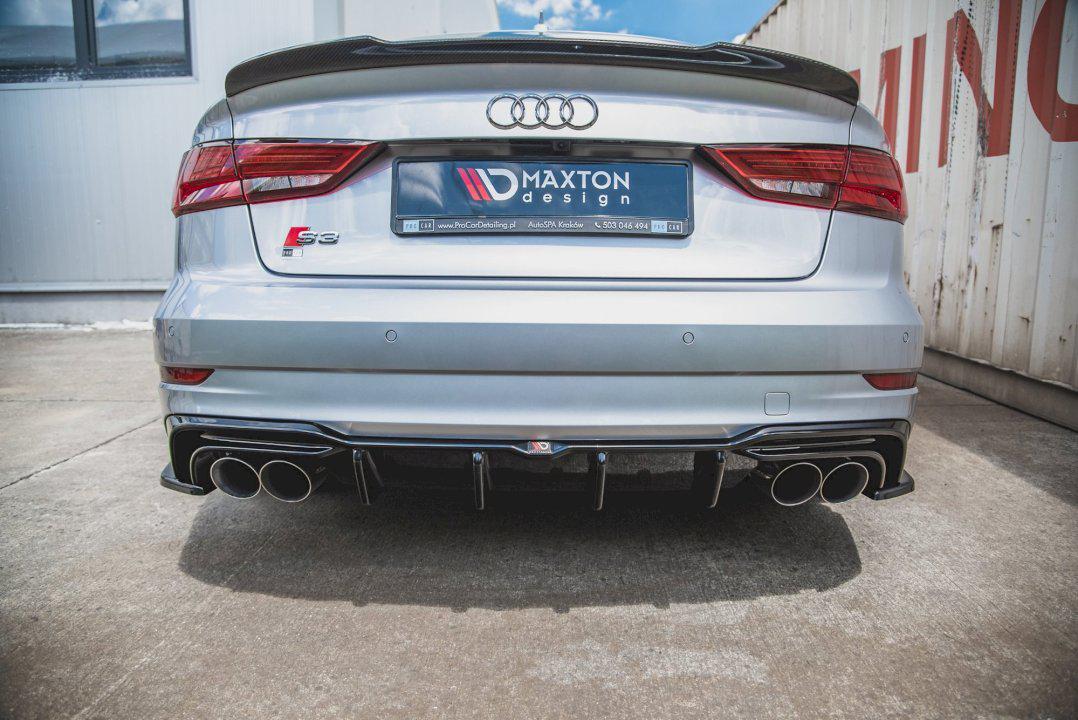 Maxton Rear Valance Audi S3 Sedan 8V Facelift (2016-2020)-R44 Performance