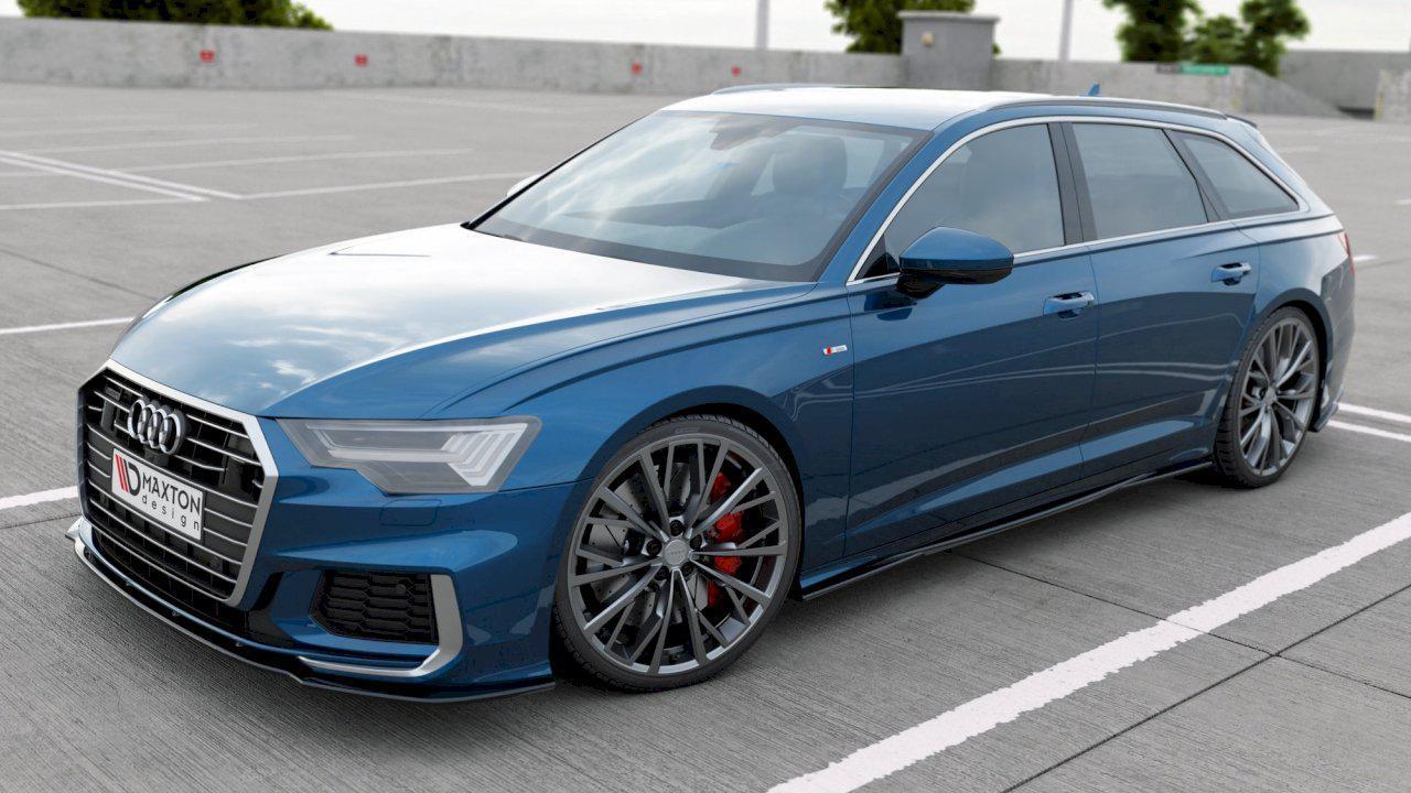 Maxton Side Skirt Diffusers Audi S6/ A6 S-Line C8 (2019-)-R44 Performance