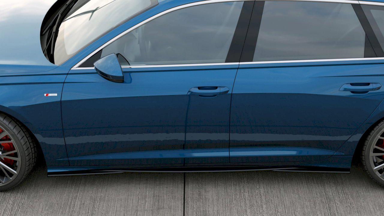 Maxton Side Skirt Diffusers Audi S6/ A6 S-Line C8 (2019-)-R44 Performance