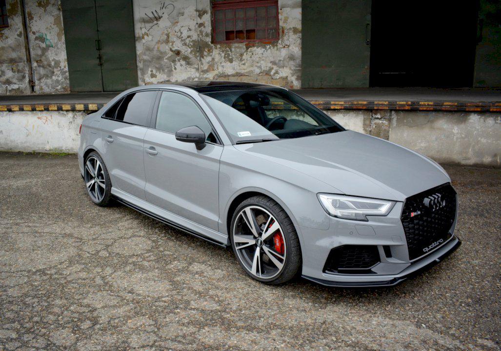 Maxton Side Skirts Diffusers Audi RS3 8V Facelift Sedan (2017-20)-R44 Performance