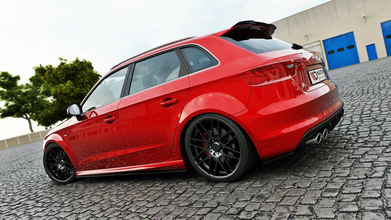 Maxton Side Skirts Diffusers Audi S3 / A3 S-Line 8V / 8V Fl Sportback-R44 Performance