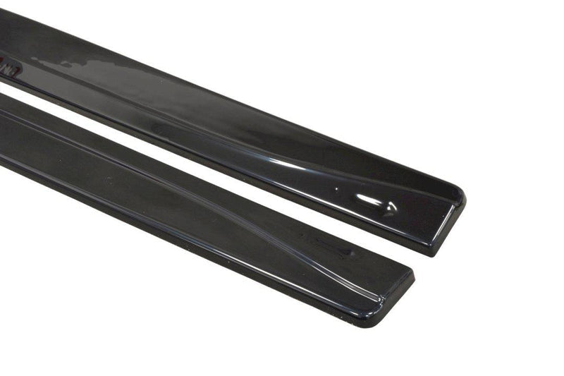 Maxton Side Skirts Diffusers BMW M4 F82/F83 (2014-20) In Gloss Black-R44 Performance