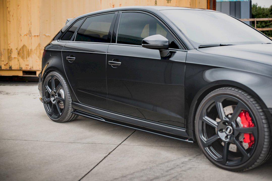 Maxton Side Skirts Diffusers V.2 Audi RS3 8V Sportback Facelift (2017-Up)-R44 Performance