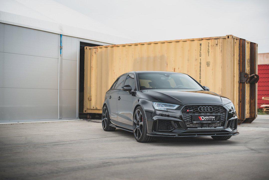 Maxton Side Skirts Diffusers V.2 Audi RS3 8V Sportback Facelift (2017-Up)-R44 Performance