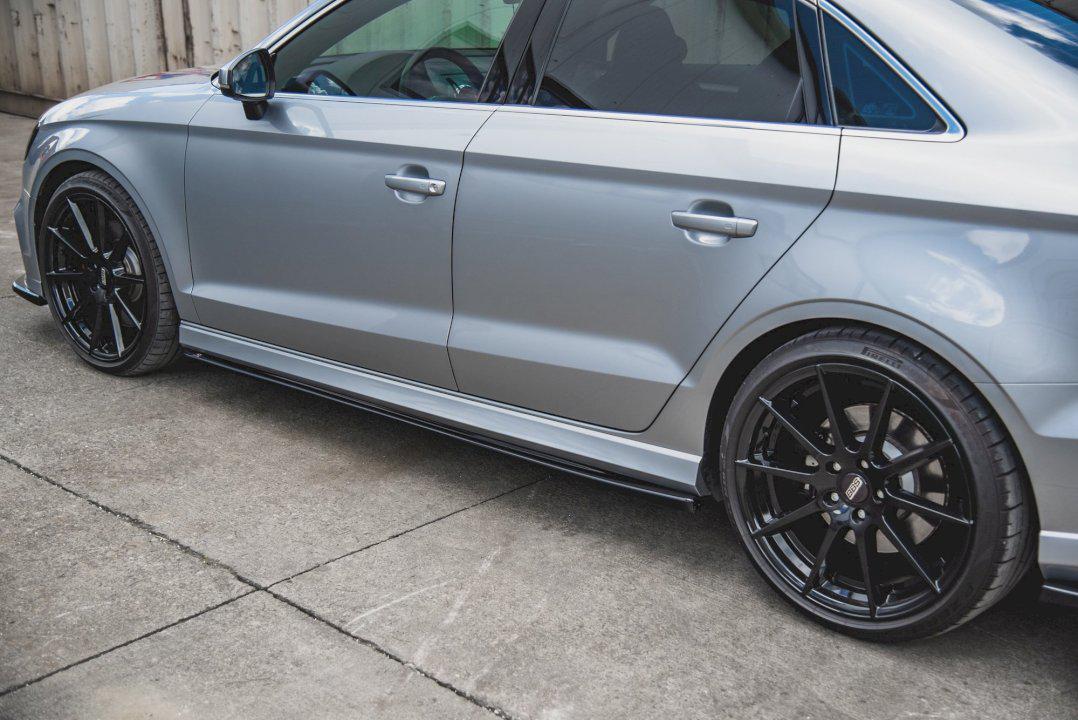 Maxton Side Skirts Diffusers V.2 Audi S3 Sedan 8V Facelift (2016-2020)-R44 Performance