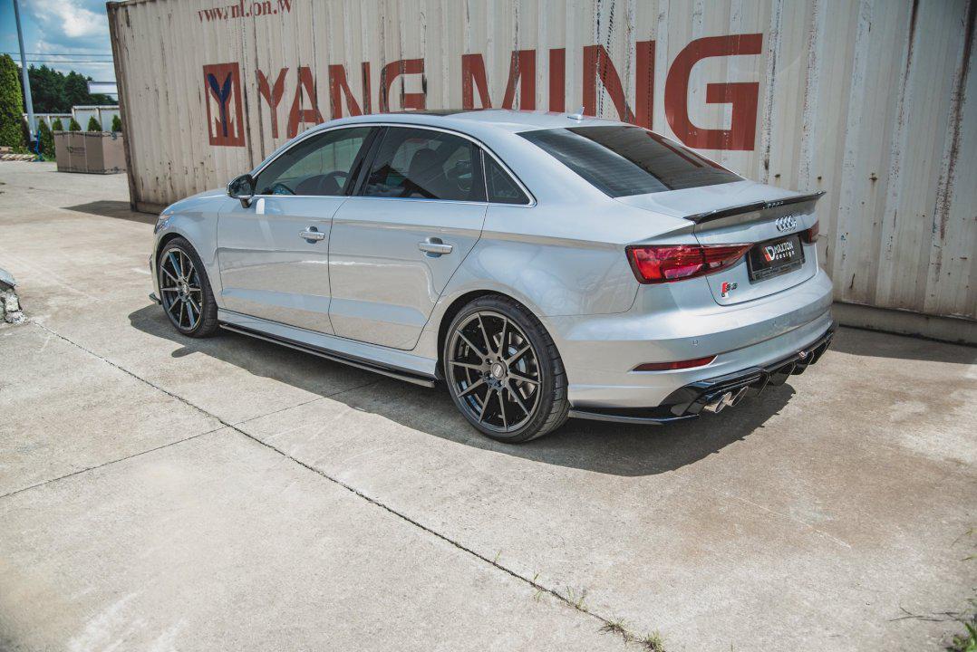Maxton Side Skirts Diffusers V.2 Audi S3 Sedan 8V Facelift (2016-2020)-R44 Performance