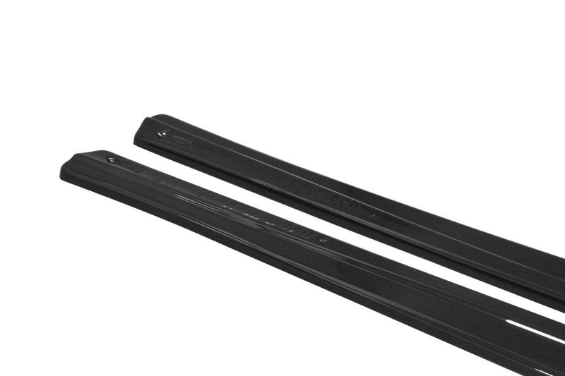Maxton Side Skirts Splitters BMW M2 F87 (2016-) In Gloss Black-R44 Performance