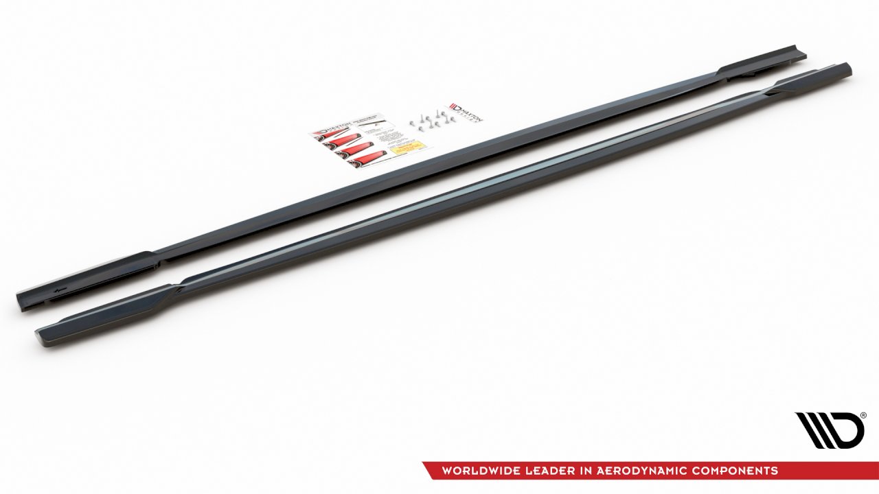 Maxton Side Skirts Splitters V1 Audi Rs6 C8 (2020-)-R44 Performance