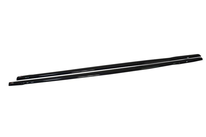 Maxton Side Skirts Splitters V.2 BMW 1 F20/F21 M-Power Facelift In Gloss Black-R44 Performance