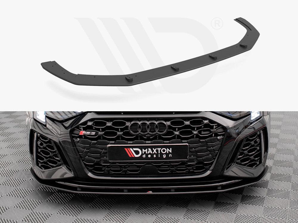 Maxton Street Pro Front Splitter Audi RS3 Sportback 8Y (2020-) in Black-R44 Performance