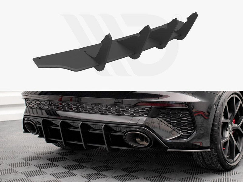 Maxton Street Pro Rear Diffuser Audi RS3 Sportback 8Y (2020-) in Black-R44 Performance