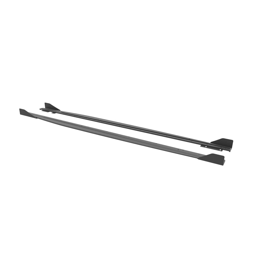 Maxton Street Pro Side Skirts Diffusers (+Flaps) AUDI RS3 Sportback 8Y (2020-) in Black-R44 Performance