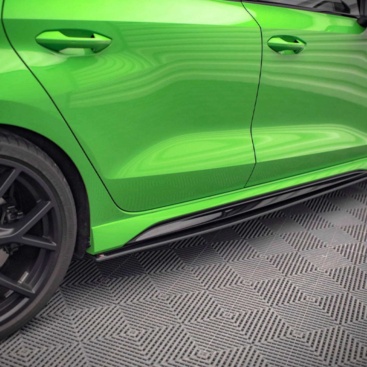 Maxton Street Pro Side Skirts Diffusers for Audi RS3 Sedan 8Y (2020-)-R44 Performance