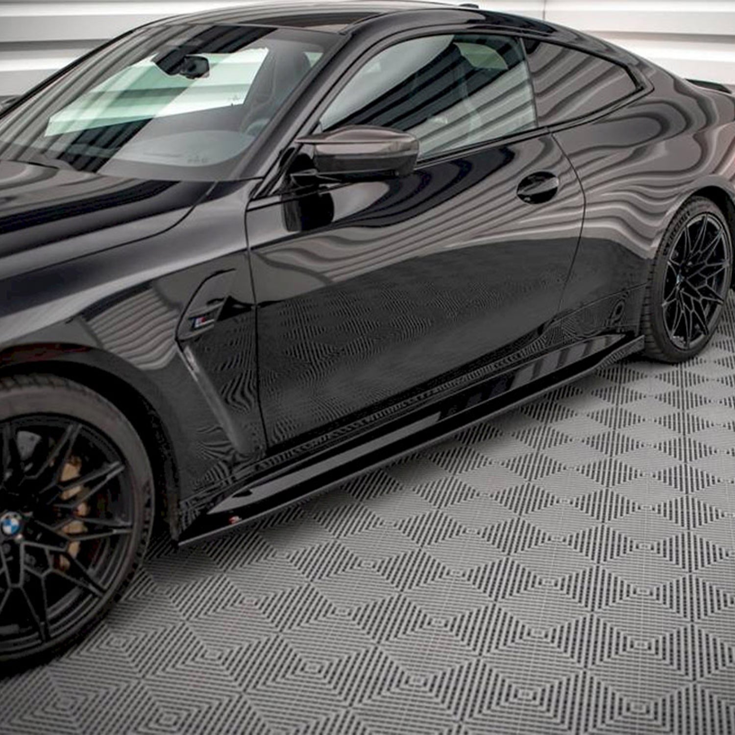 Maxton Design BMW G82 M4 V1 Side Skirts In Gloss Black - R44 Performance