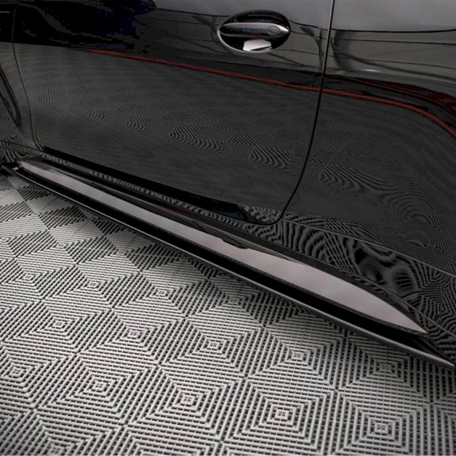 Maxton Design BMW G82 M4 V2 Side Skirts In Gloss Black - R44 Performance
