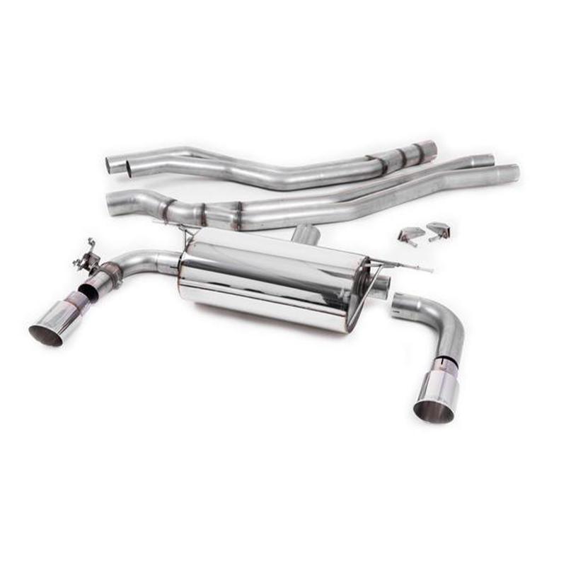 Milltek BMW 2 Series F22 Lci M240I Coupe Cat-Back Exhaust System-R44 Performance