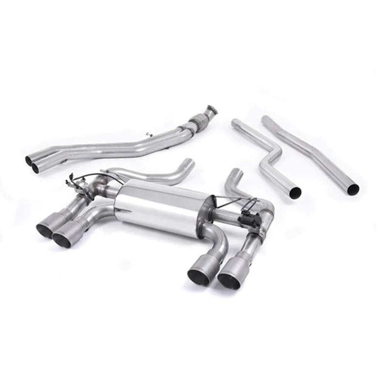 Milltek BMW F87 M2 Cat-Back Hollowtek Twin Valved System-R44 Performance
