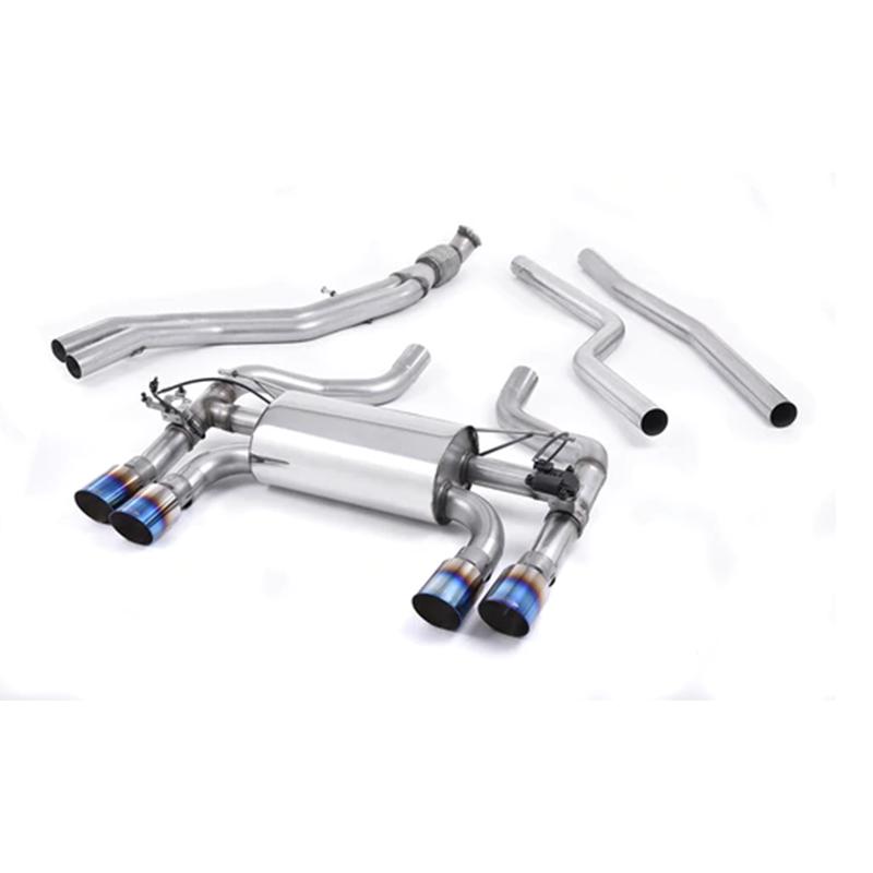 Milltek BMW F87 M2 Cat-Back Hollowtek Twin Valved System-R44 Performance