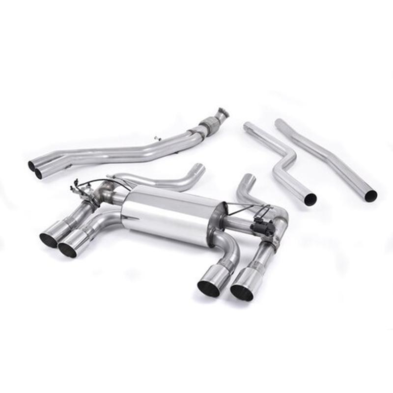 Milltek BMW F87 M2 Cat-Back Hollowtek Twin Valved System-R44 Performance