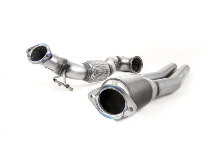 Milltek Sport- Audi RS3 Sportback 400Ps Large Bore Downpipe+ Sports Cat Exhaust-R44 Performance