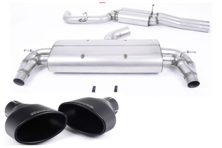 Milltek Sport - Audi RS3 Sportback Cat-Back Exhaust Non Valved-R44 Performance