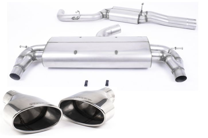 Milltek Sport - Audi RS3 Sportback Cat-Back Exhaust Non Valved-R44 Performance