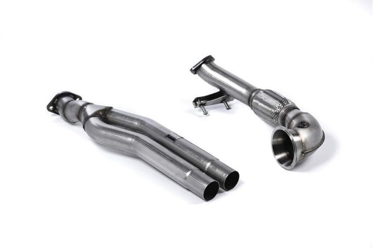 Audi RS3 Sportback (8V MQB - Pre Facelift Only) 2015-2017 Primary Catalyst Bypass Pipe and Turbo Elbow Exhaust Audi RS3 Sportback (8V MQB - Pre Facelift Only) 2015-2017 Primary Catalyst Bypass Pipe and Turbo Elbow Exhaust