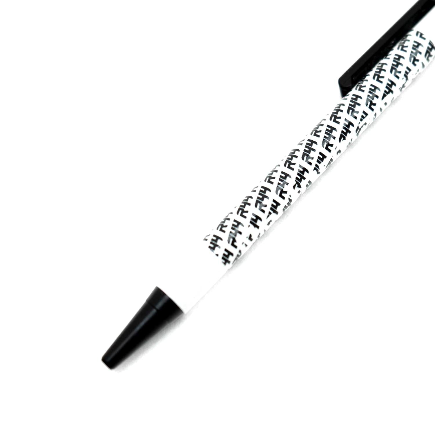 R44 Ballpoint Pen with Performance Design in Gloss White and Blue Ink-R44 Performance