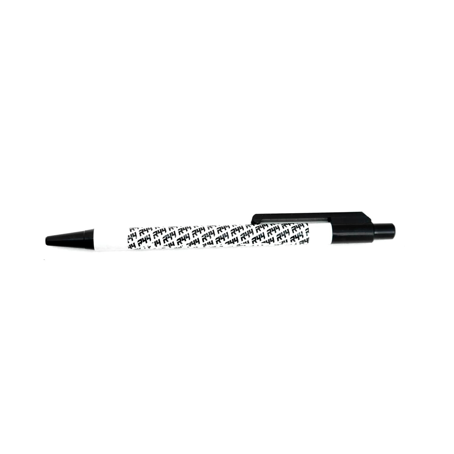 R44 Ballpoint Pen with Performance Design in Gloss White and Blue Ink-R44 Performance