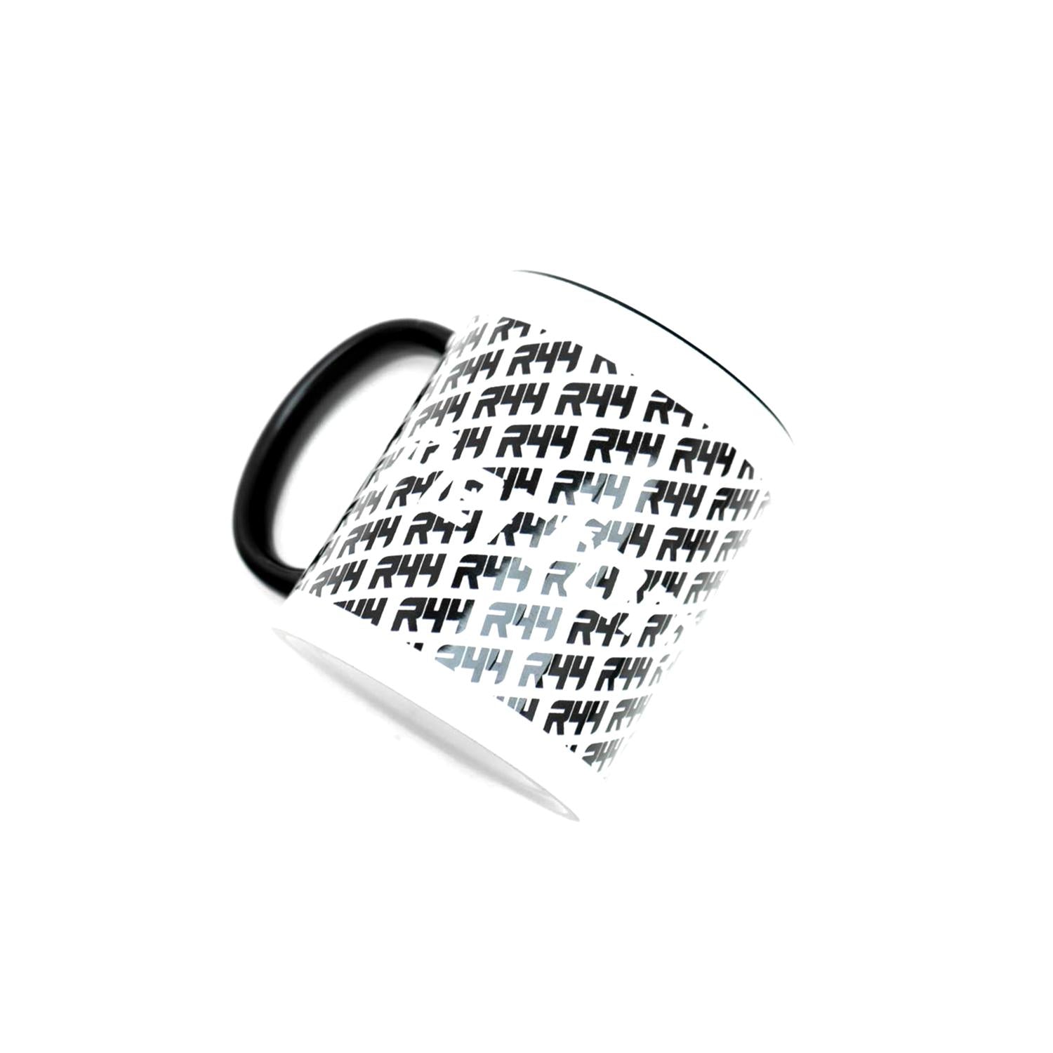 R44 Ceramic Mug with Performance Design in Gloss White-R44 Performance