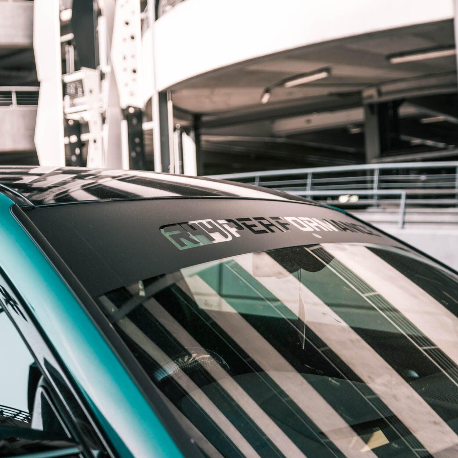 R44 Performance Sunstrip In Matte Black-R44 Performance