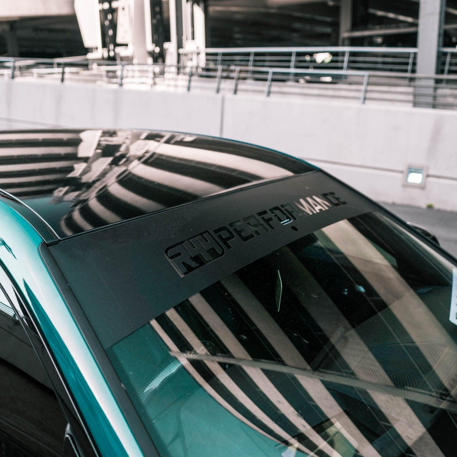 R44 Performance Sunstrip In Matte Black-R44 Performance