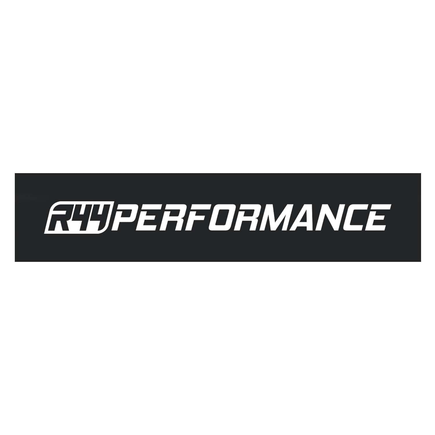 R44 Performance Sunstrip In Matte Black-R44 Performance
