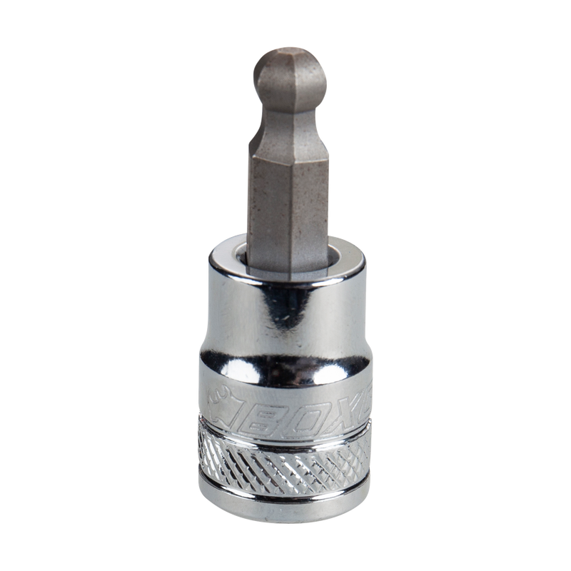 BOXO 3/8" Ball Ended Hex Bit Sockets - Sizes H4 to H12