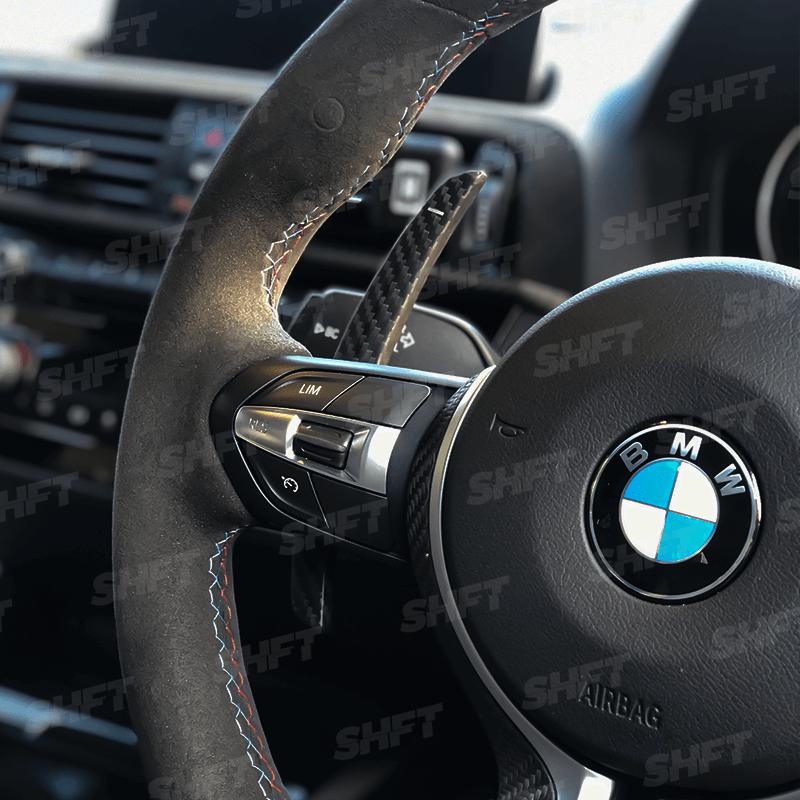 SHFT BMW F Series Automatic Paddle Shifters In Gloss/Matte Carbon Fibre-R44 Performance