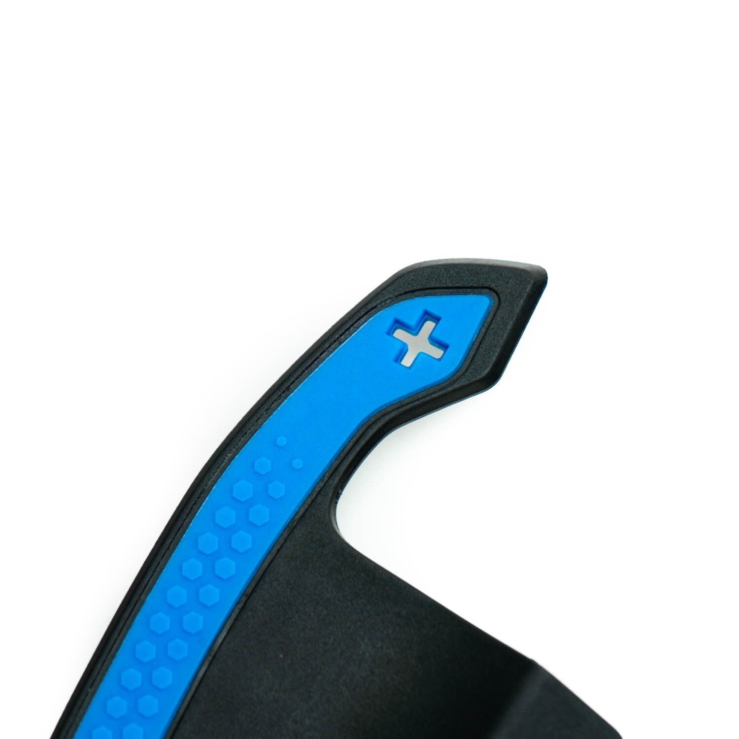 SHFT BMW G8X Style Automatic Paddle Shifters With Blue Details In Gloss Carbon Fibre (F Series & G Series)-R44 Performance