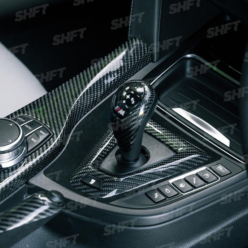 SHFT BMW M DCT Gear Selector Replacement In Gloss Carbon Fibre (F Series)-R44 Performance